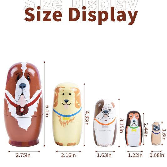 Tngan Nesting Dolls reveal animals inside, encouraging imaginative play.