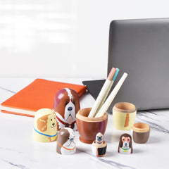 Tngan Nesting Dolls feature a polished, bright finish for visual appeal.
