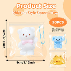 tngtswwcv taba squishy toys kit random animal shapes offer varied kid-friendly fun
