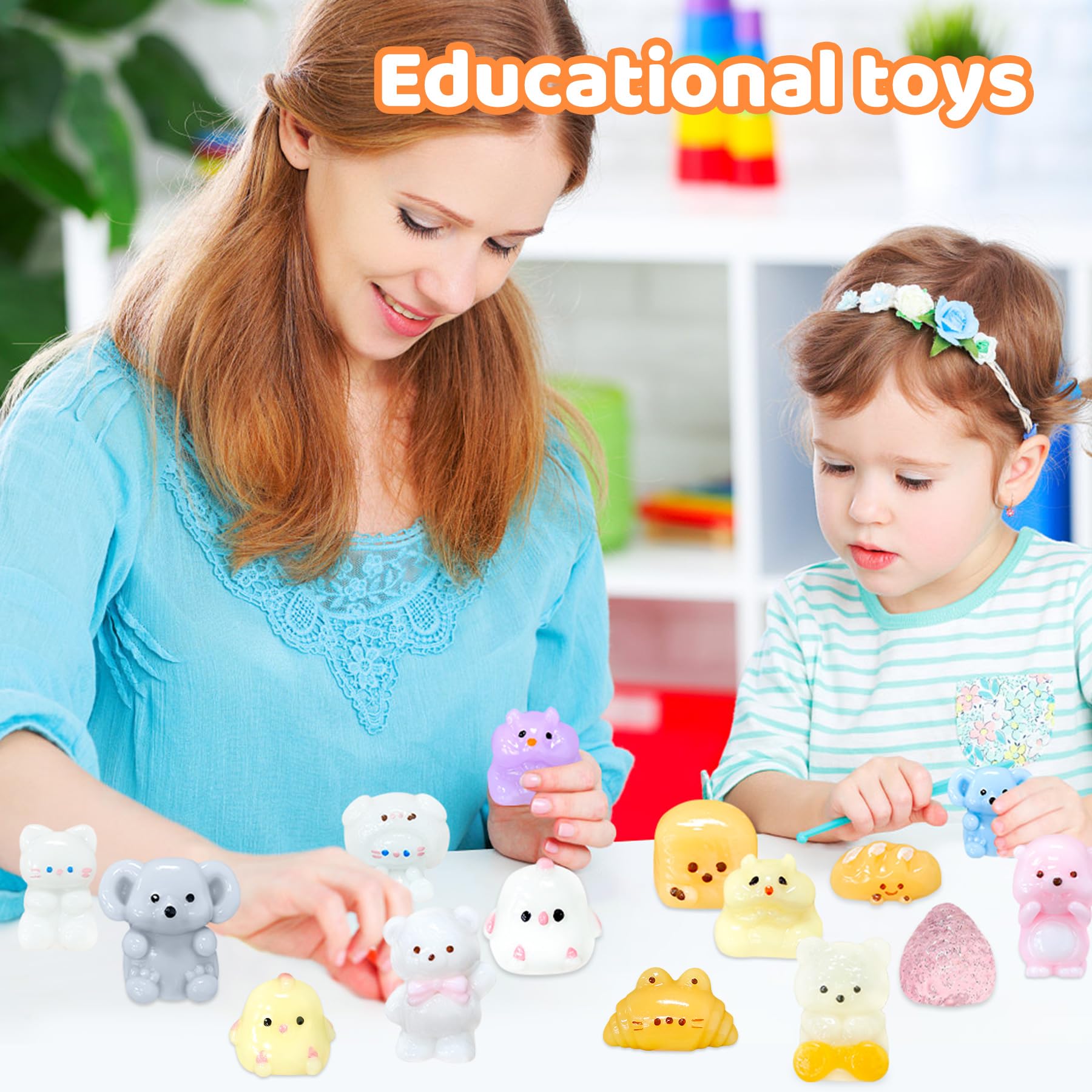 tngtswwcv taba squishy toys kit valentines gift bag addition for kids and adults