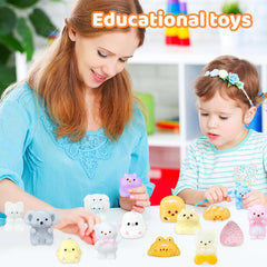 tngtswwcv taba squishy toys kit valentines gift bag addition for kids and adults