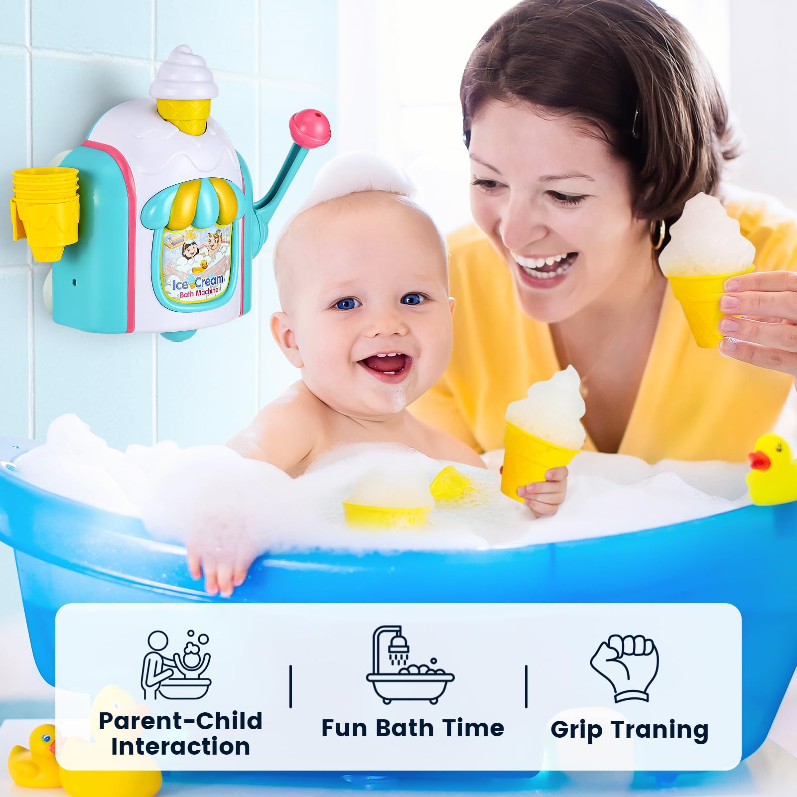 TNOIE imaginative play bath toy supports creative role-play after washing