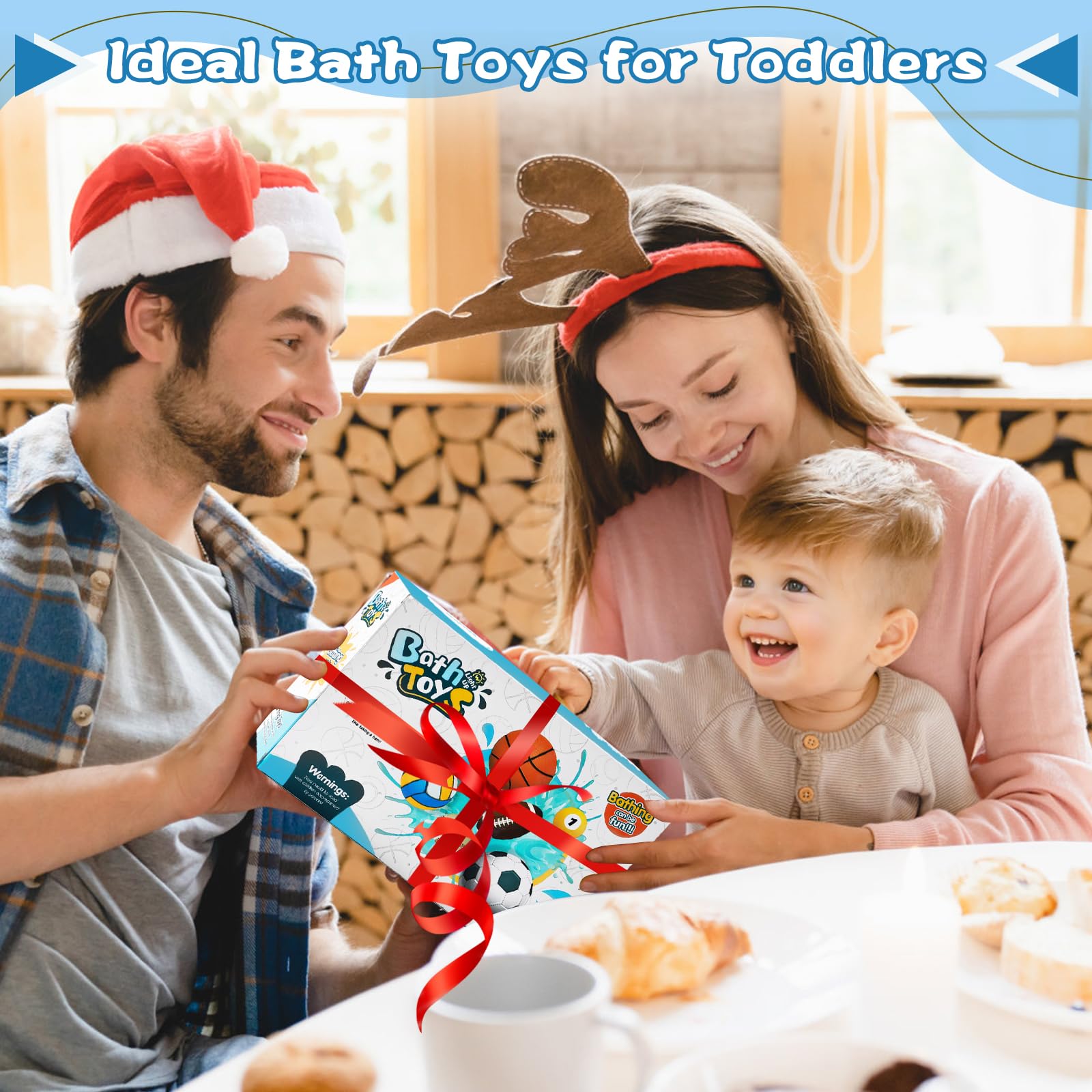 TNOIE multi-surface bath toys usable in tub, pool, or shower.