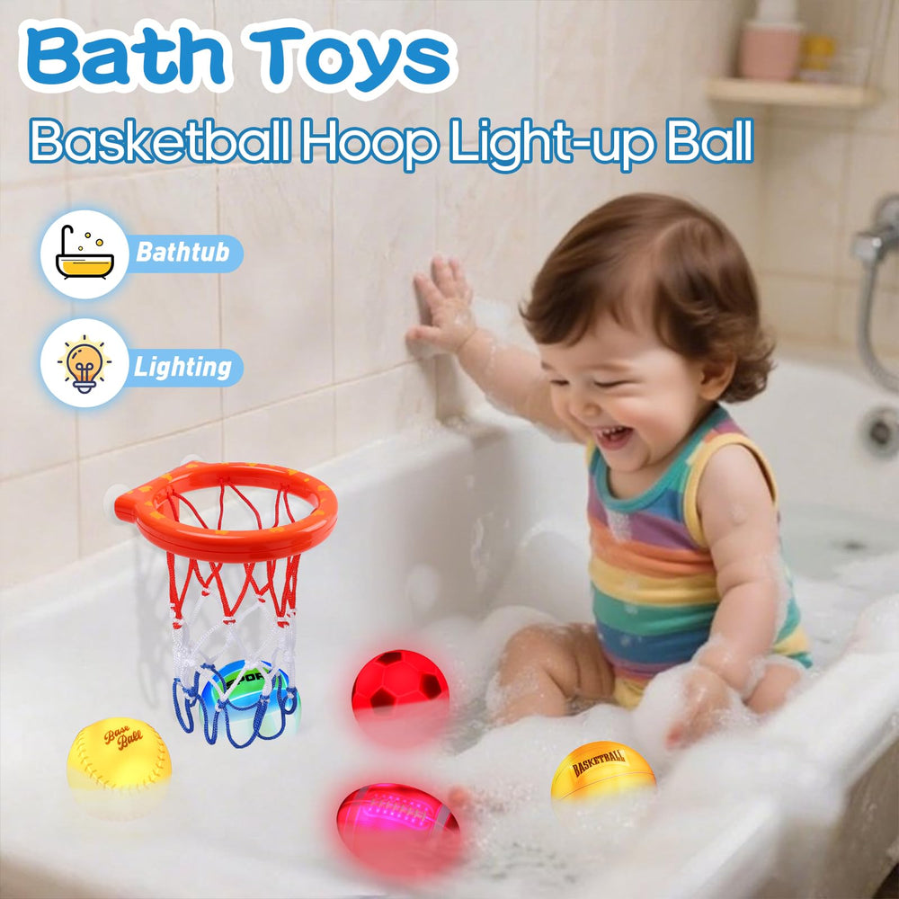 TNOIE sensory bath toys with water-activated lights boost focus.