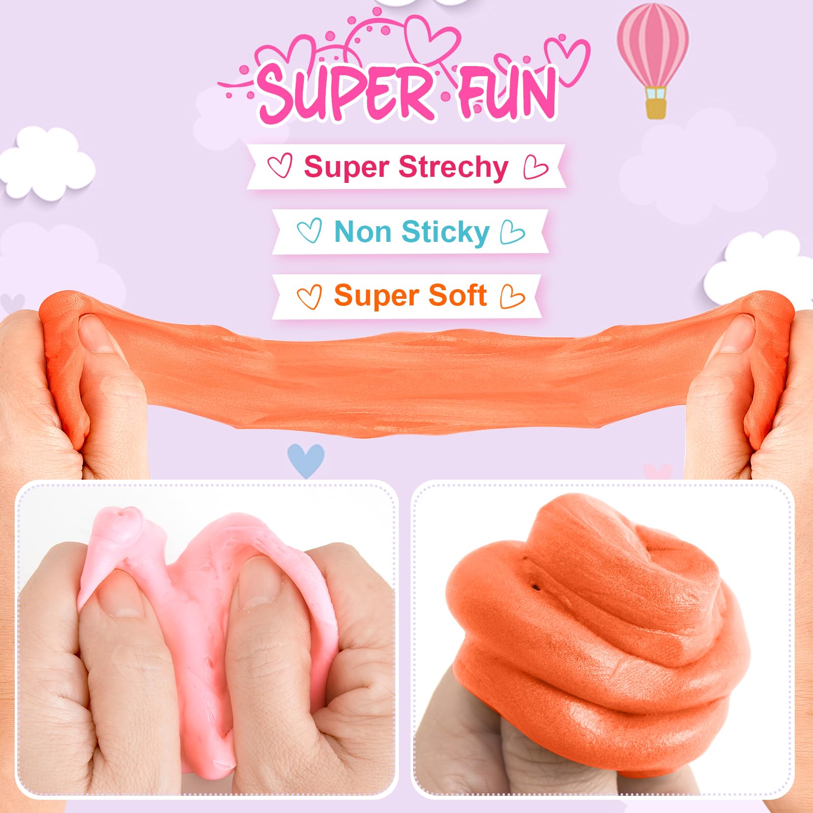 Tobiwibby slime accessories close-up—decorative pieces for creative play.