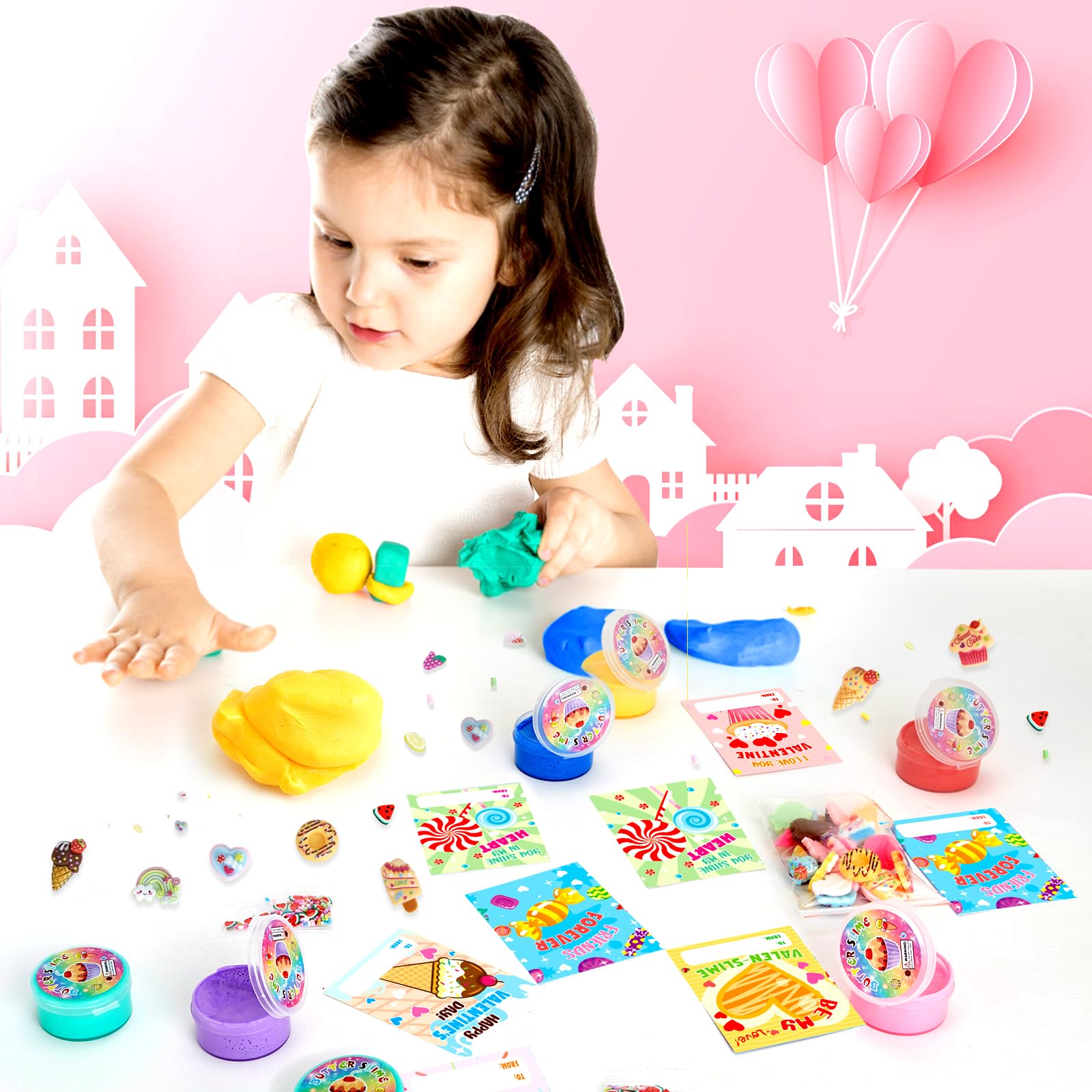 Tobiwibby slime and cards bundle—mess-friendly fun for celebrations.