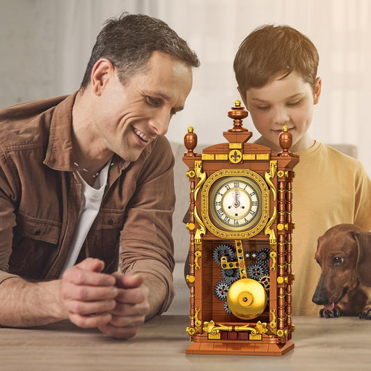 Tobocoy Vintage Swing Clock real-working movement shows authentic clockwork in action.