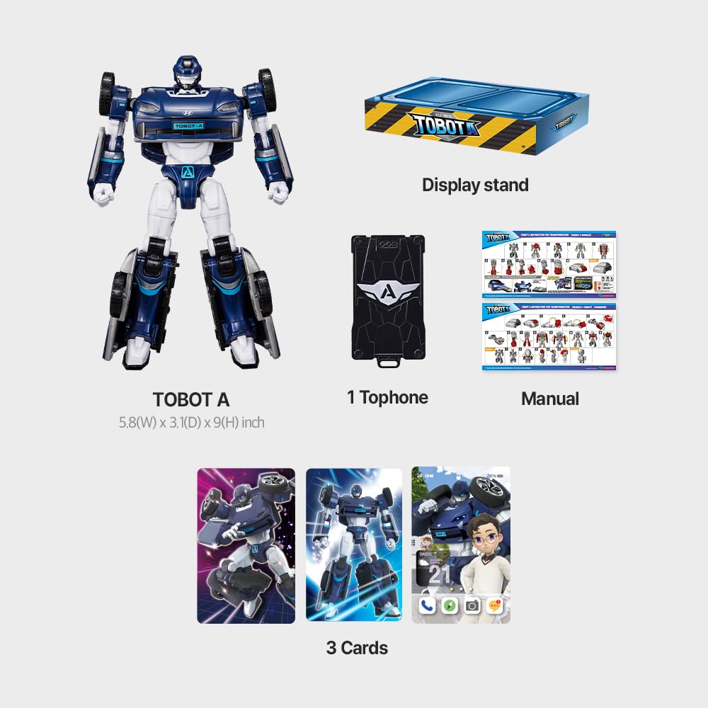 9-inch TOBOT A figure sized for play and display