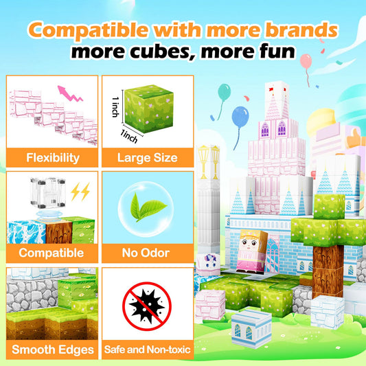 TOBSABPX castle-theme elements shown for story-driven construction and role-play.