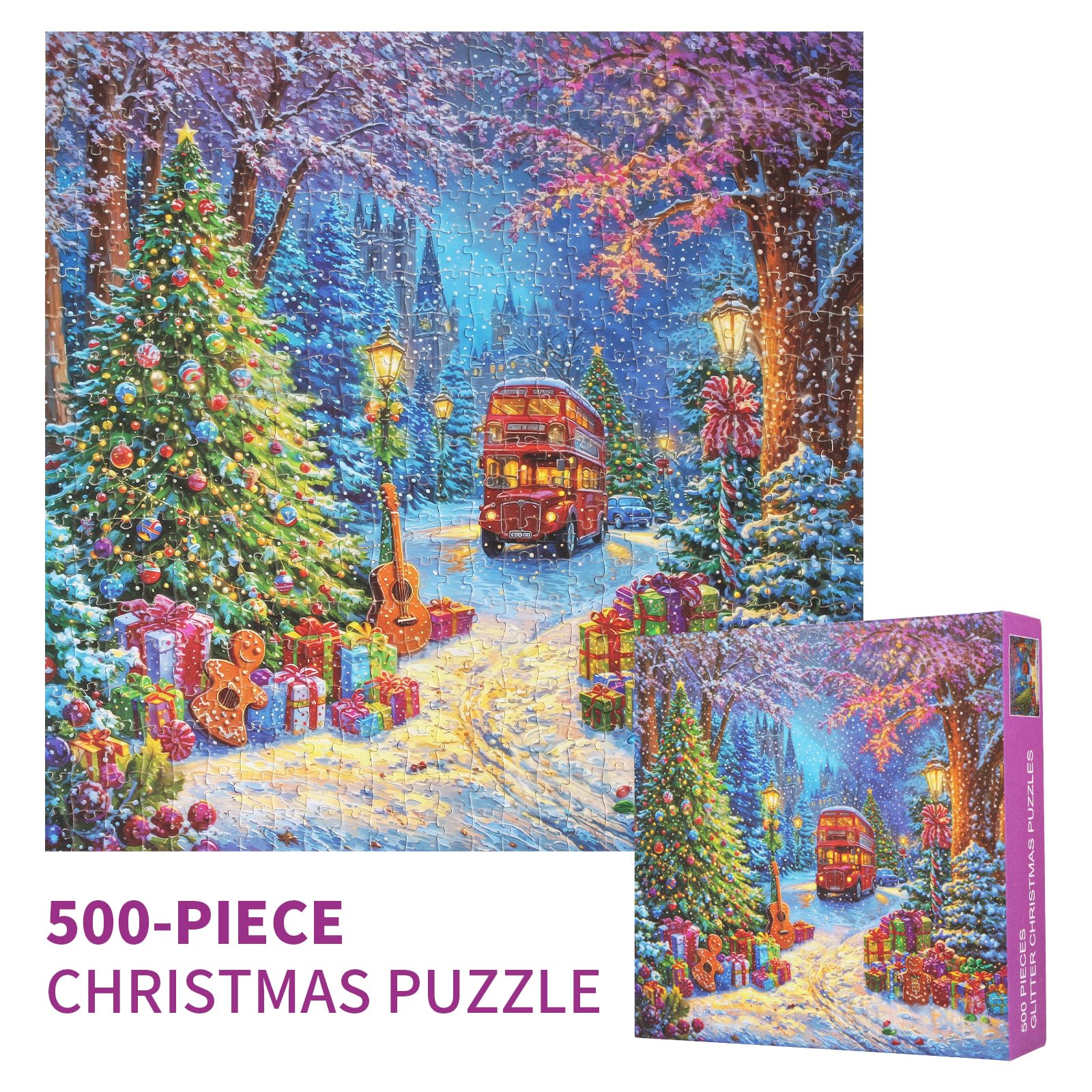 TOCHILD puzzle comes with poster and box for easy storage and display