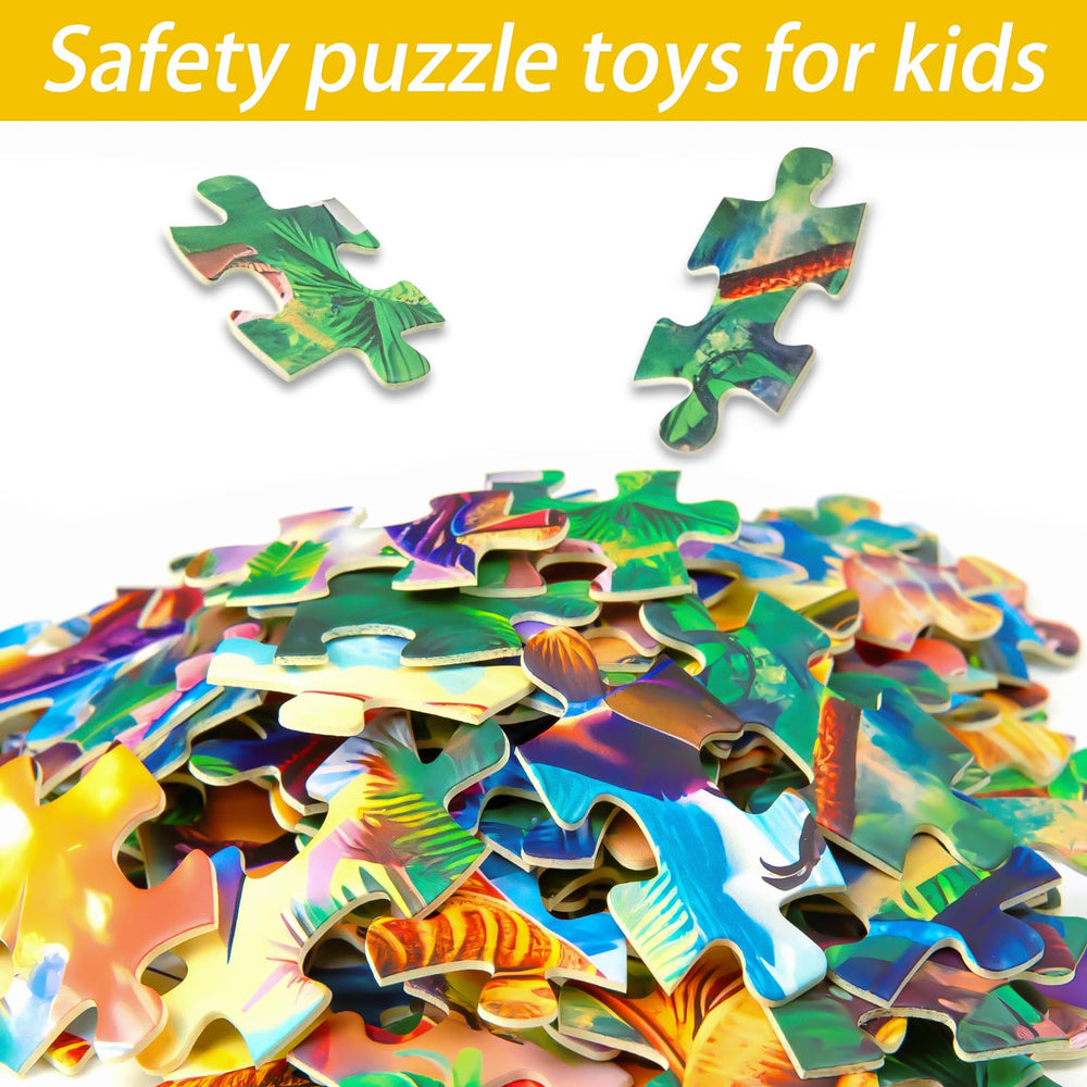 TOCHILD eco-friendly cardboard keeps puzzle sturdy and sustainable.