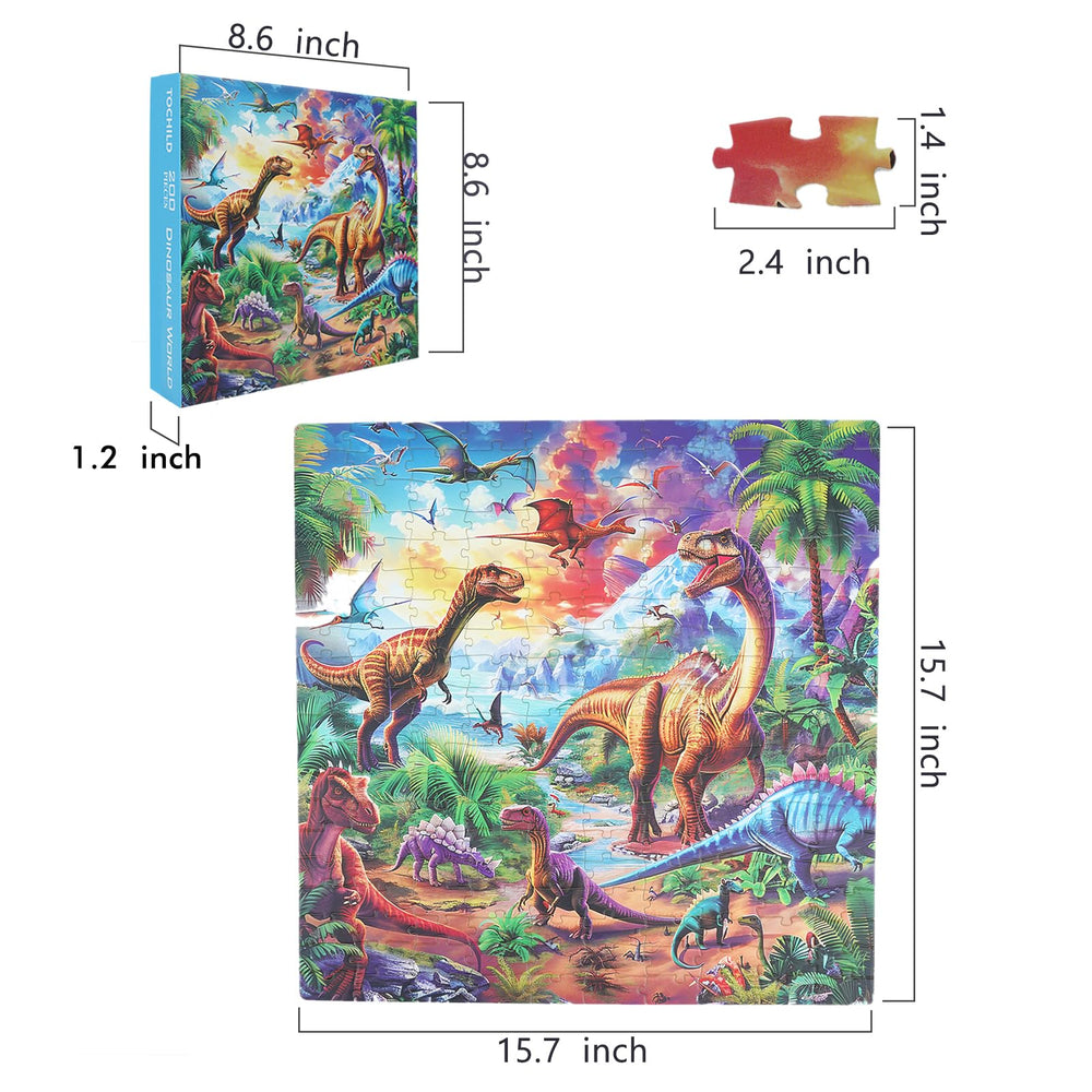 TOCHILD kids building puzzle together fosters teamwork and fine motor skills