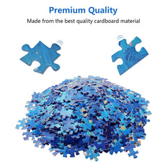 TOCHILD thick recyclable cardboard pieces resist bending for durable puzzling