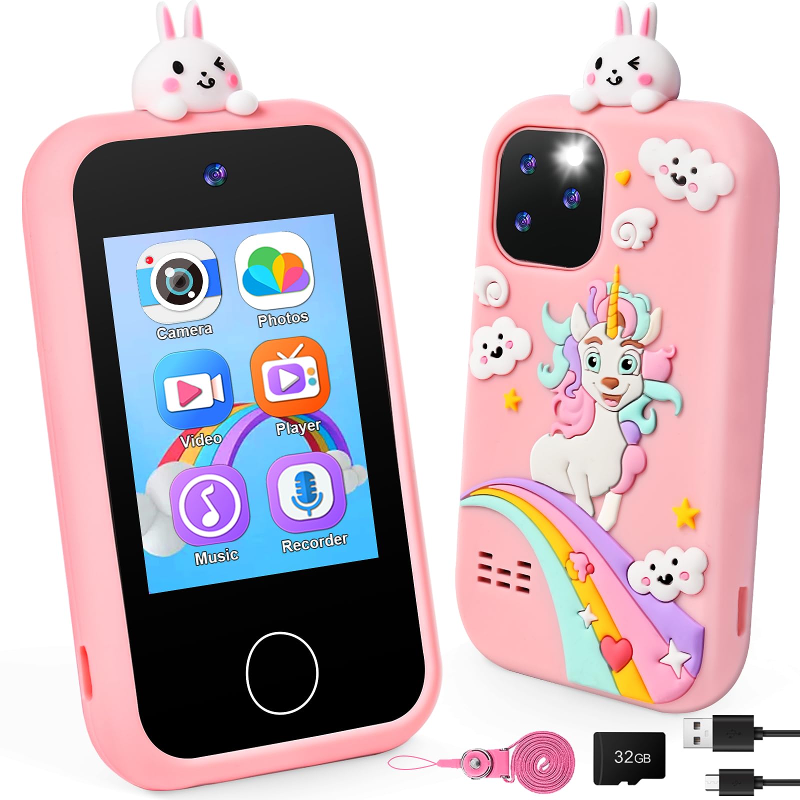 Tocorpie Kids Smart Phone with 2.8-inch screen for easy grip