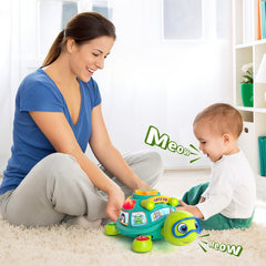 ToddlerCley bright-colors-sounds attract attention during play