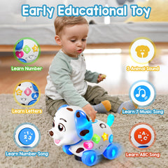 ToddlerCley bilingual mode teaches English and Spanish through songs and sounds