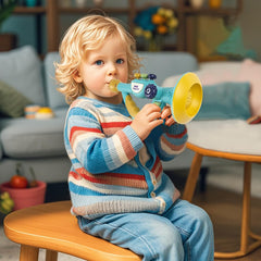 Toddler musical instruments toy harmonica with 16 holes for tiny fingers