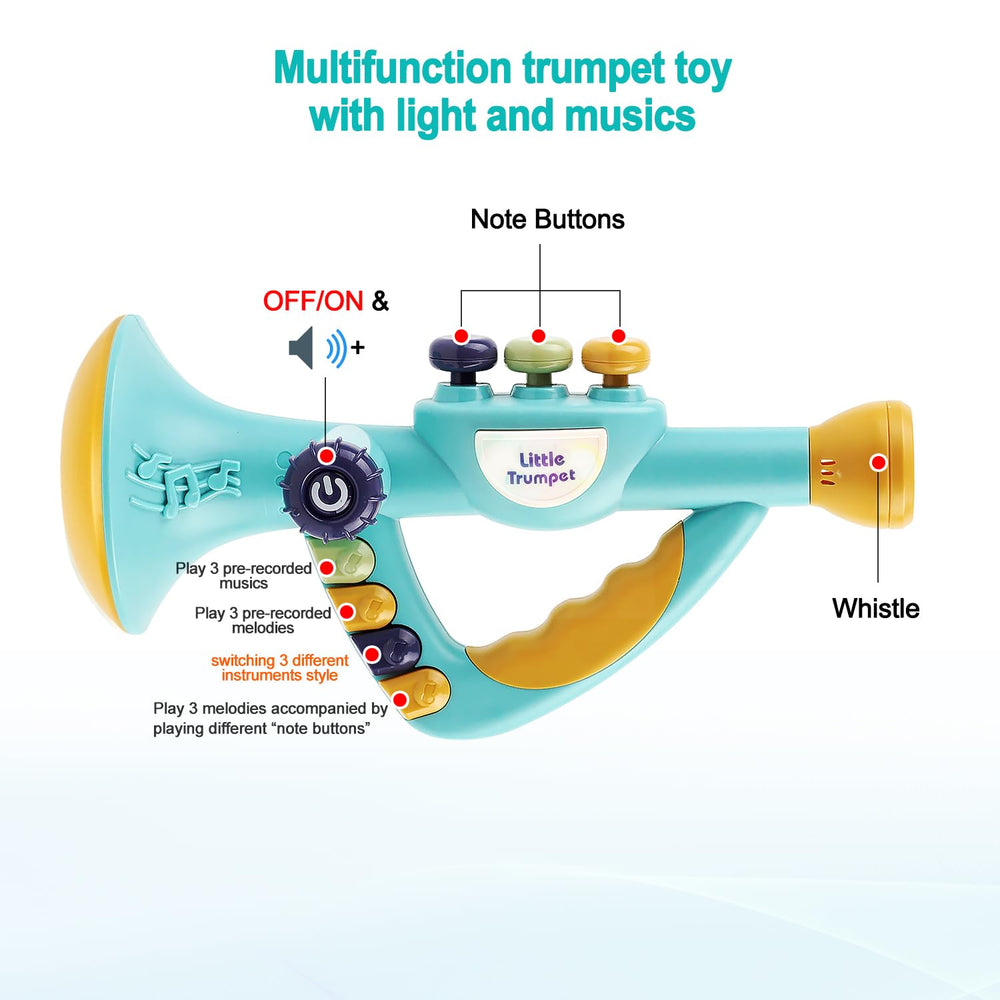 Toddler musical instruments toy recorder flute with simple grip for beginners