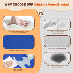 TODIBY colorful foam blocks teach colors and shapes during play.