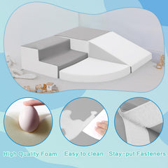 Todiby foam blocks cube climb offers sturdy soft surfaces for crawling.