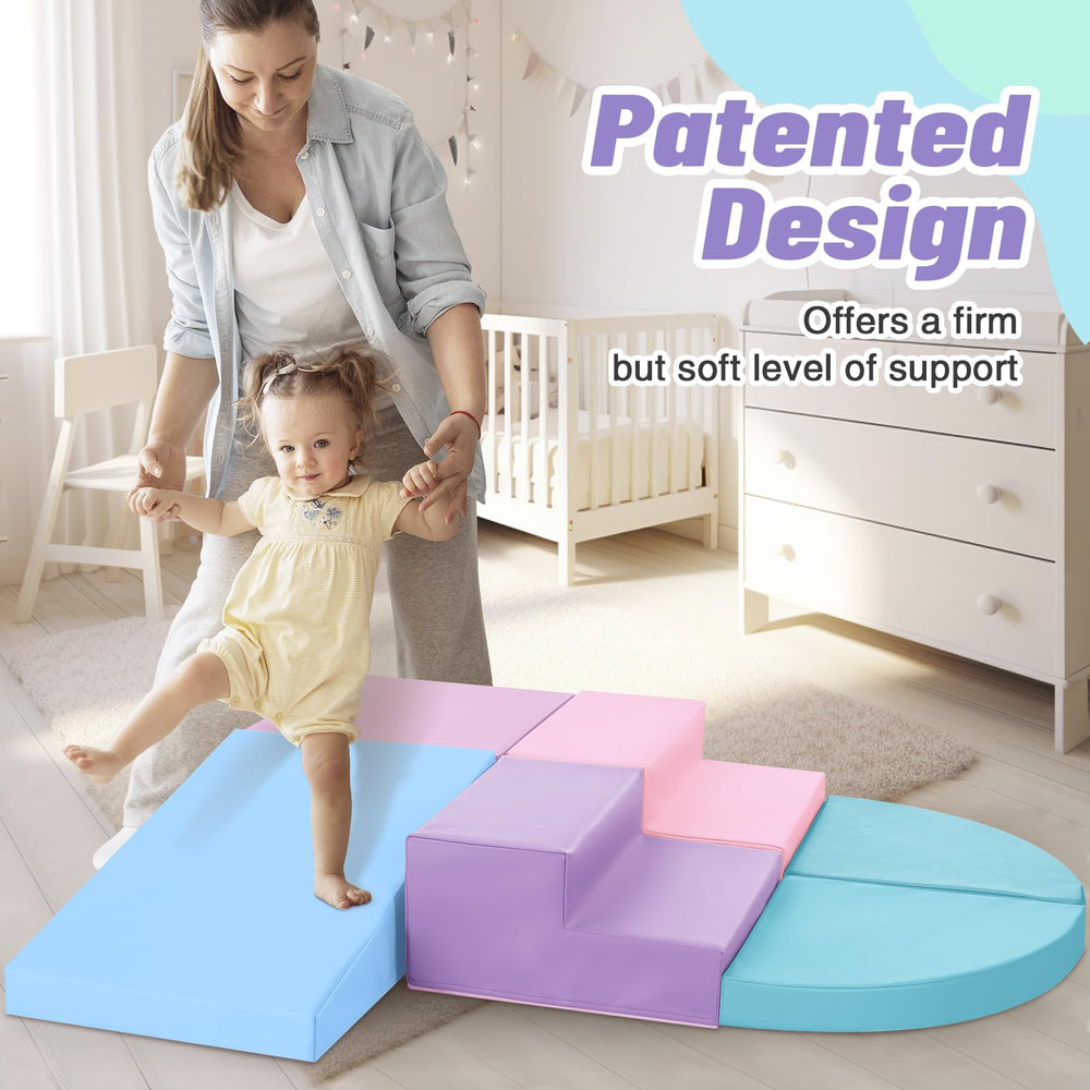 TODIBY lilac stair block supports gentle progression and sensory exploration.