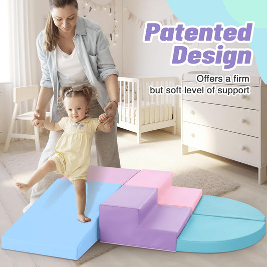 TODIBY lilac stair block supports gentle progression and sensory exploration.
