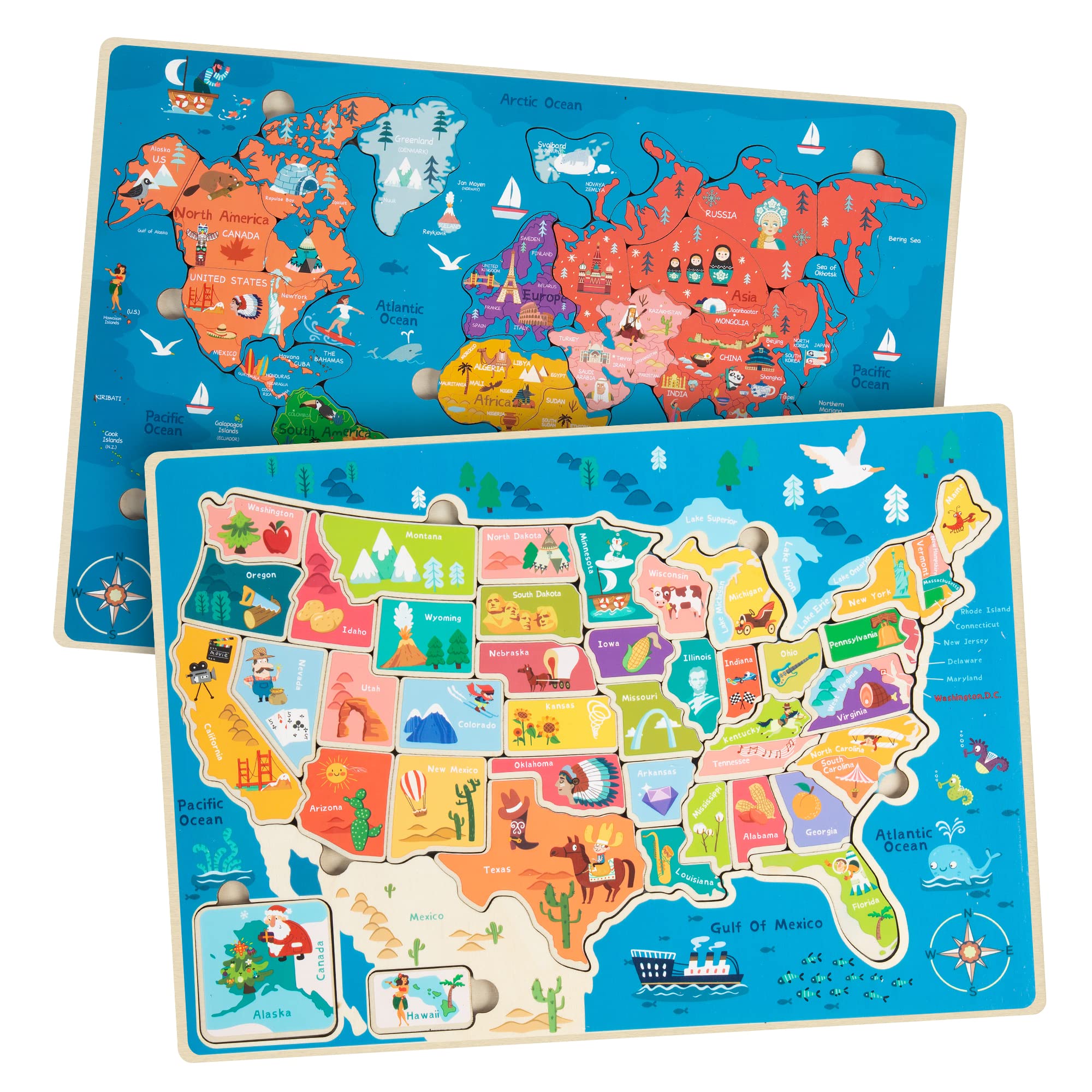 TOGELIN travel-friendly puzzle set easy to pack for on-the-go learning