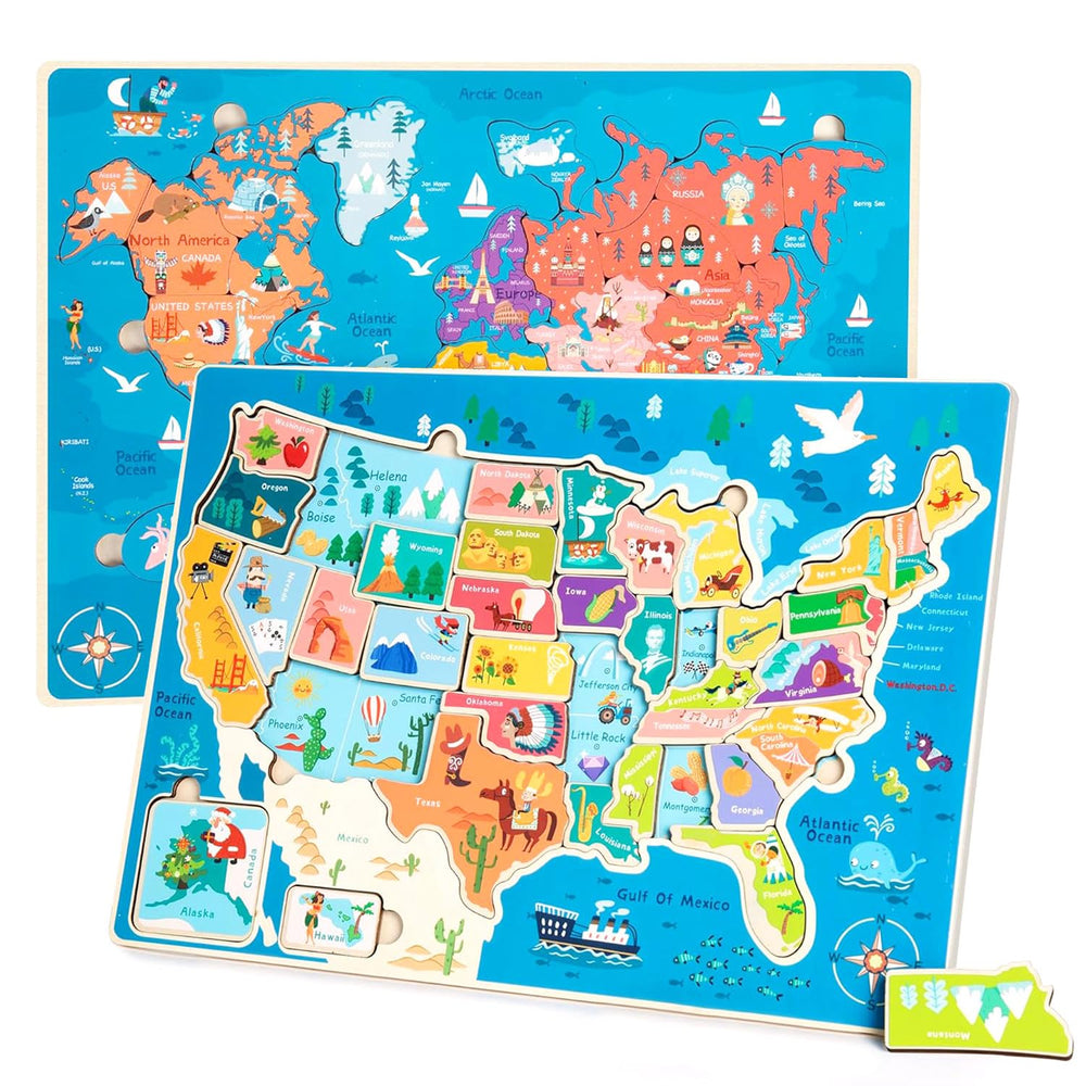 TOGELIN two-pack puzzles front view for toddlers support early cognitive skills through play