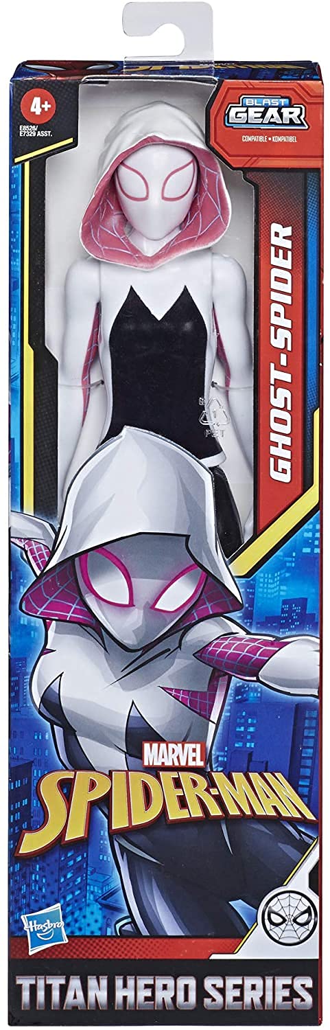 TOGETIC Spider-Gwen figure in 12-inch scale for display and imaginative play.