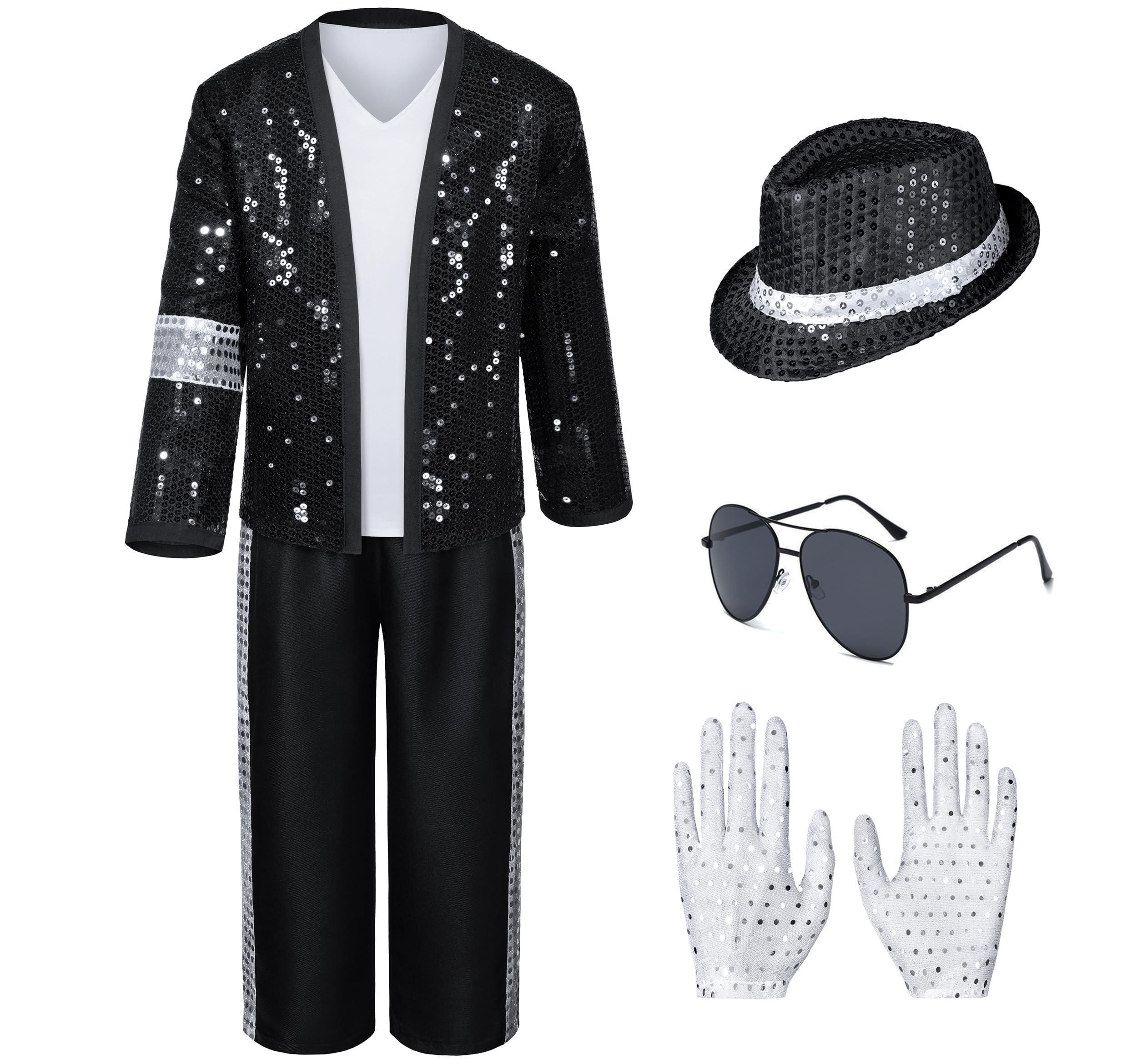 TOGROP Dance Star sequin hat completes retro 80s-90s looks