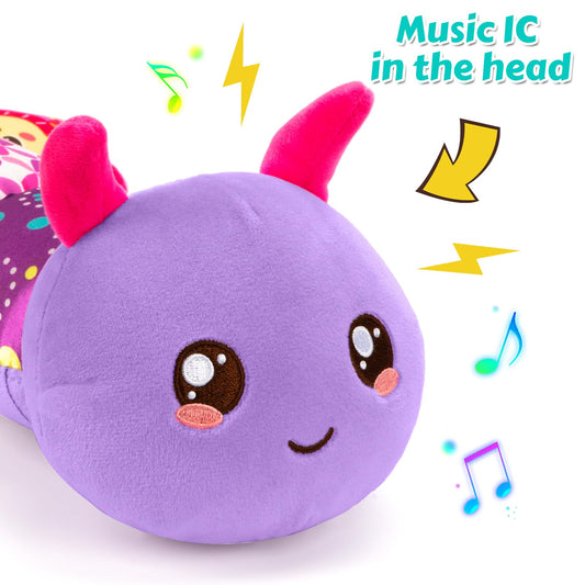 TOHIBEE tummy time toy with crinkle rattle boosts early sensory engagement.