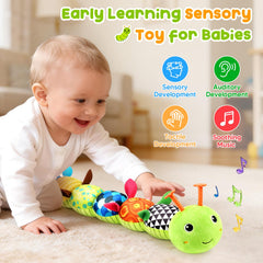 TOHIBEE caterpillar head with built in music activates baby soothing sounds