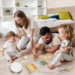 TOHIBEE maracas set adds lively motion and rhythm in group play