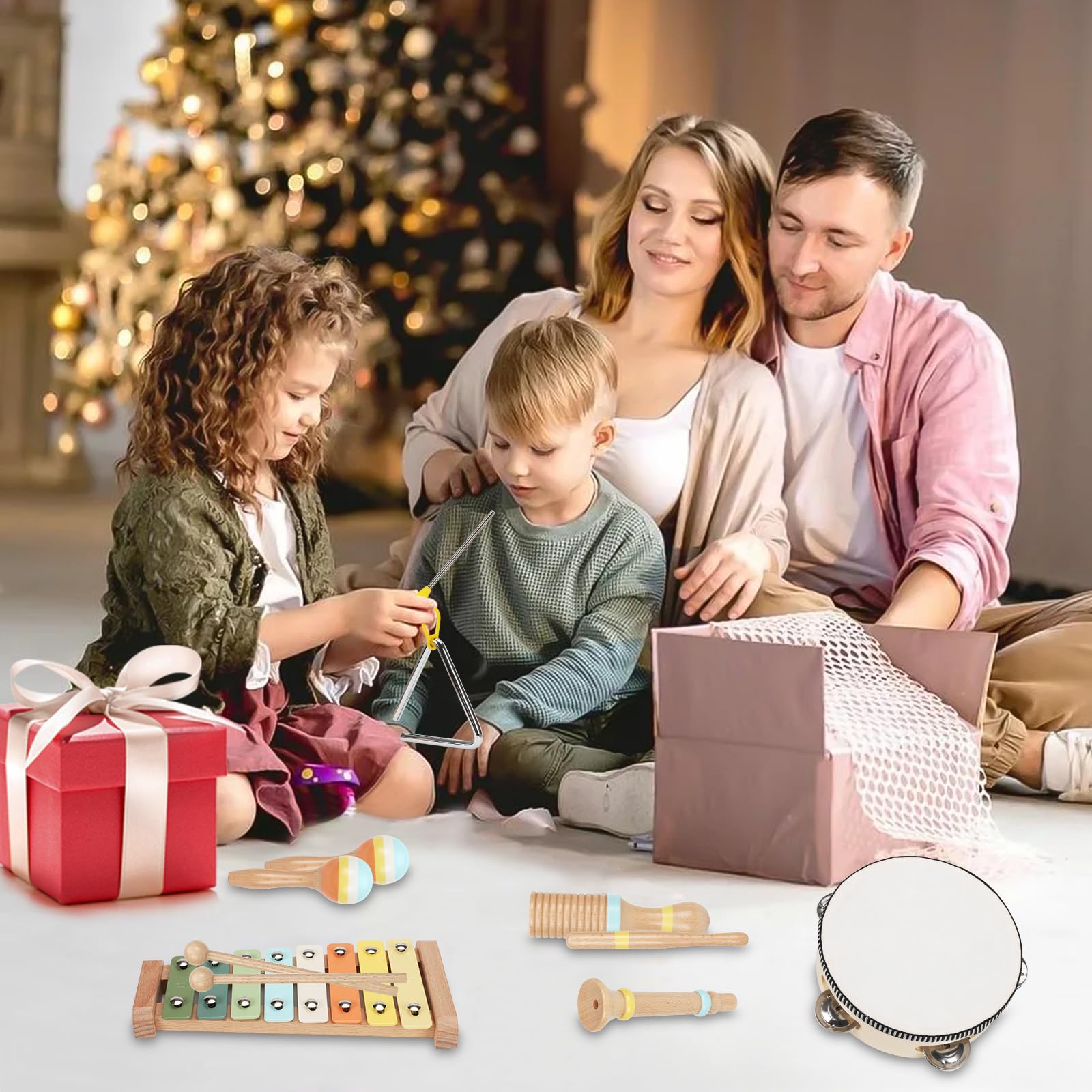 TOHIBEE 6-in-1 music set for toddlers inviting imaginative music time