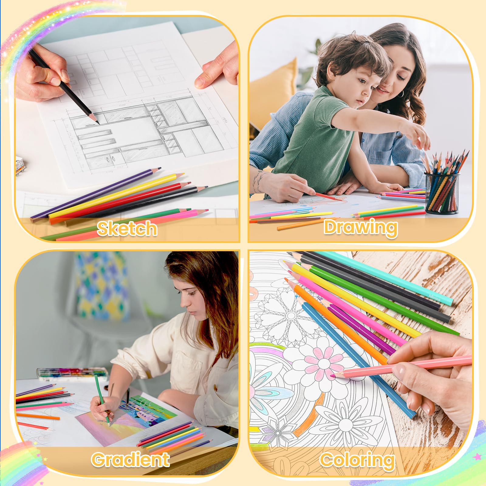 Toidgy pencils meet ASTM-D4236 safety standards for peace of mind.