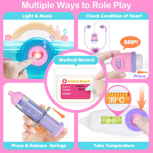 Toidgy Doctor Kit stethoscope for realistic role play