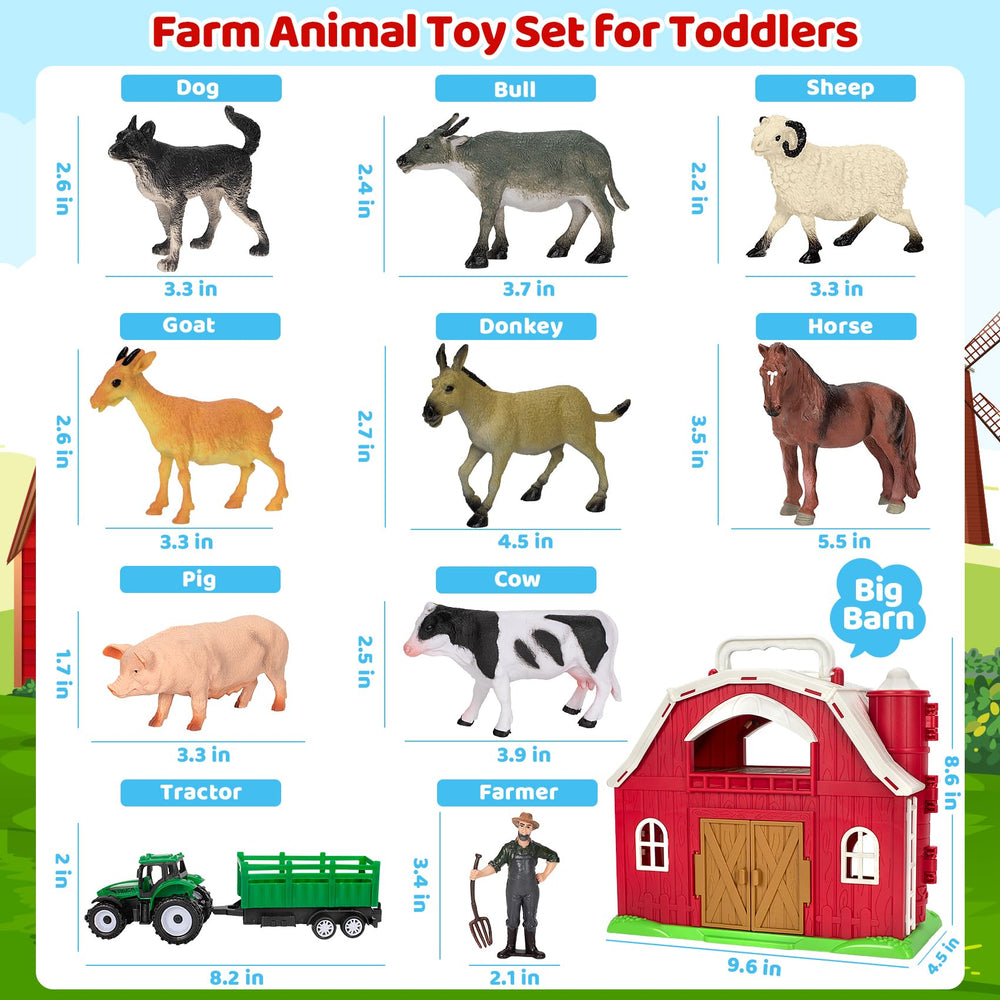 Toidgy pig figure included for imaginative farming stories and role play