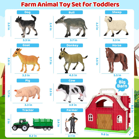 Toidgy pig figure included for imaginative farming stories and role play
