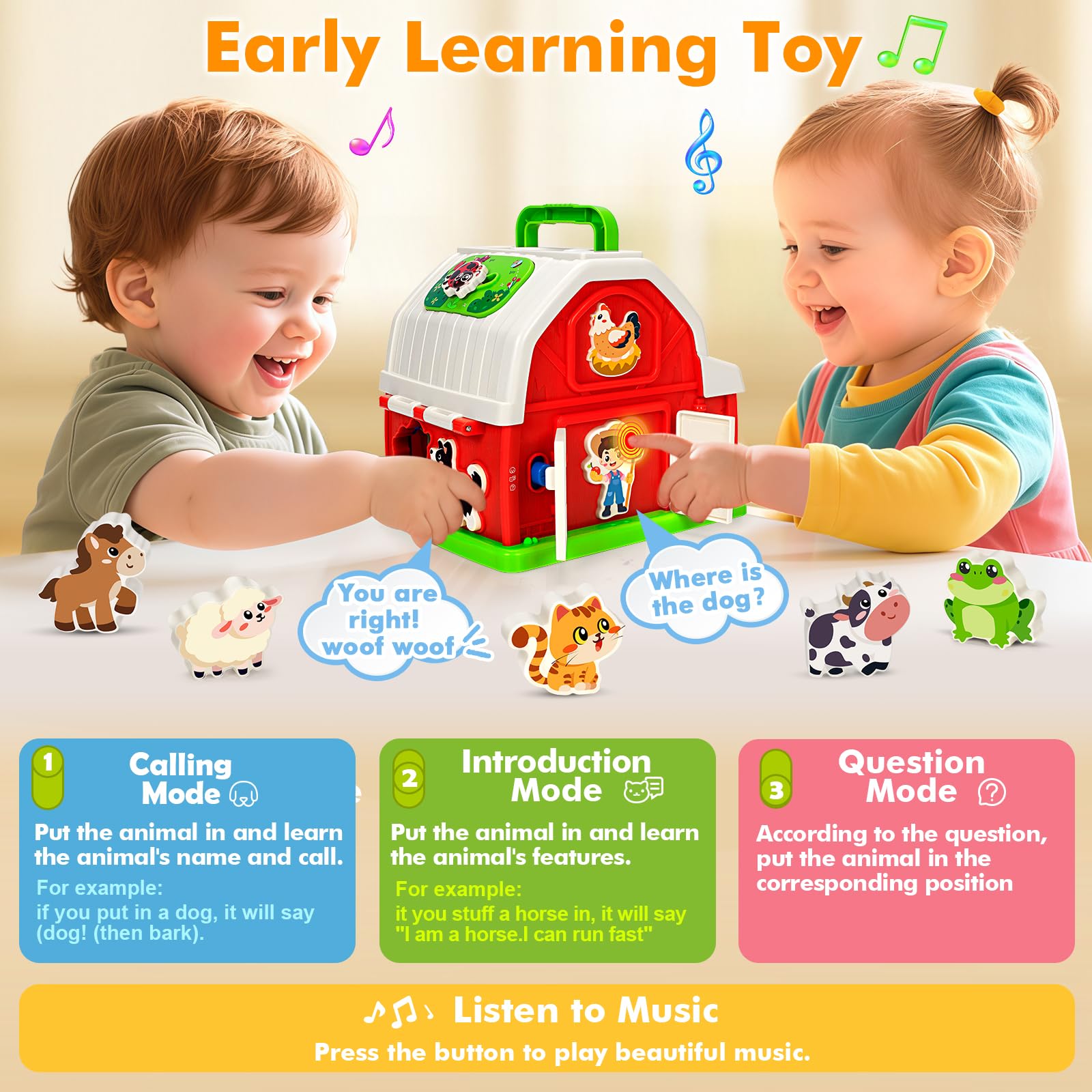 Toidgy fine motor farm set boosts hand-eye coordination.