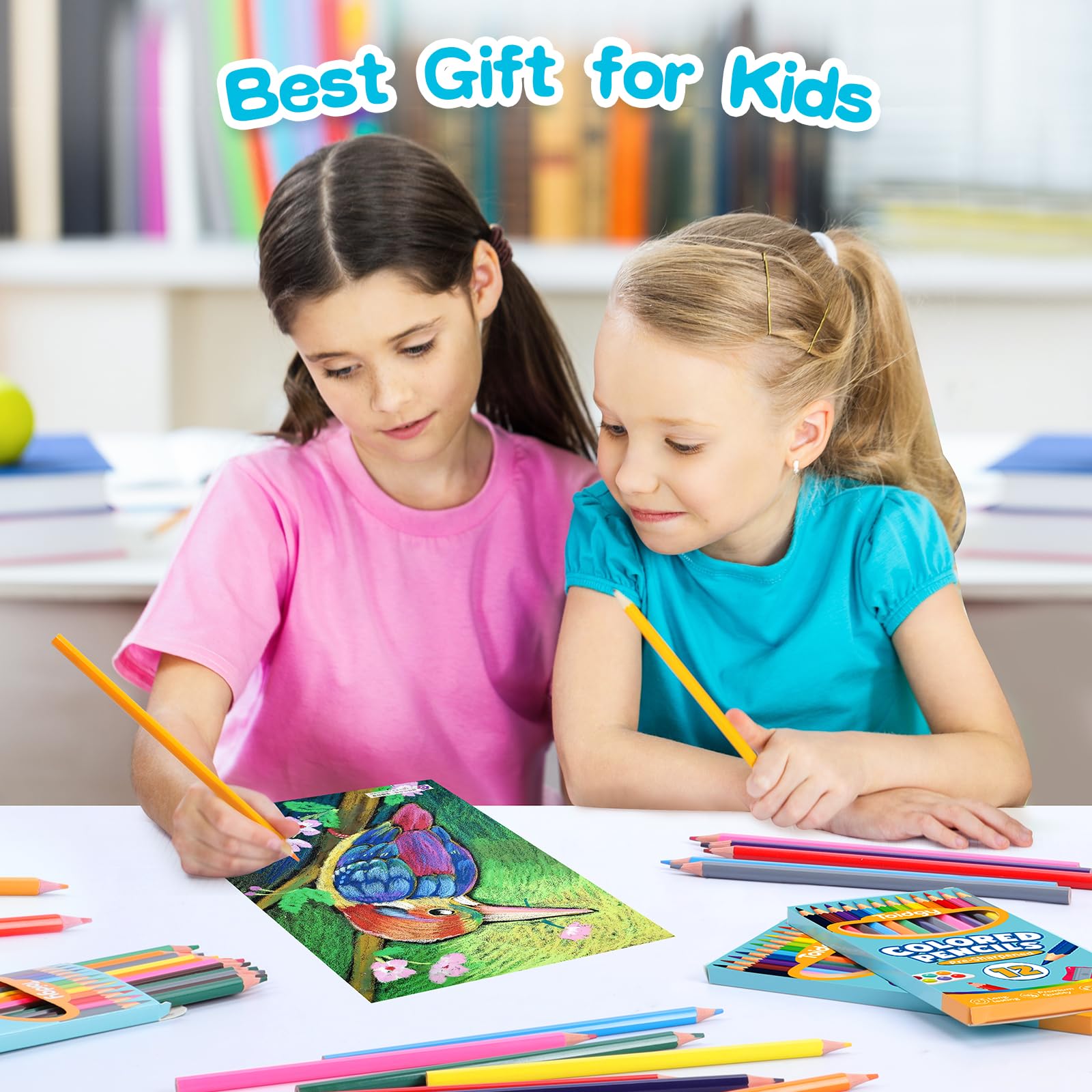 Toidgy gift-ready colored pencil set perfect for birthdays and holidays