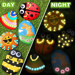 Toidgy premium rocks provide smooth canvases for bold color on stones.