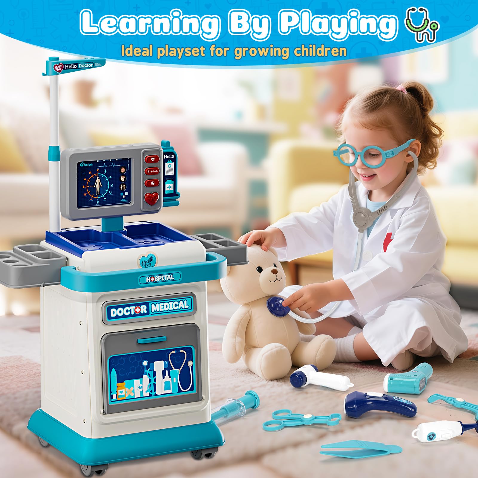 Toidgy Infant-safe Plastic Toys with durable design for kids 3-5.