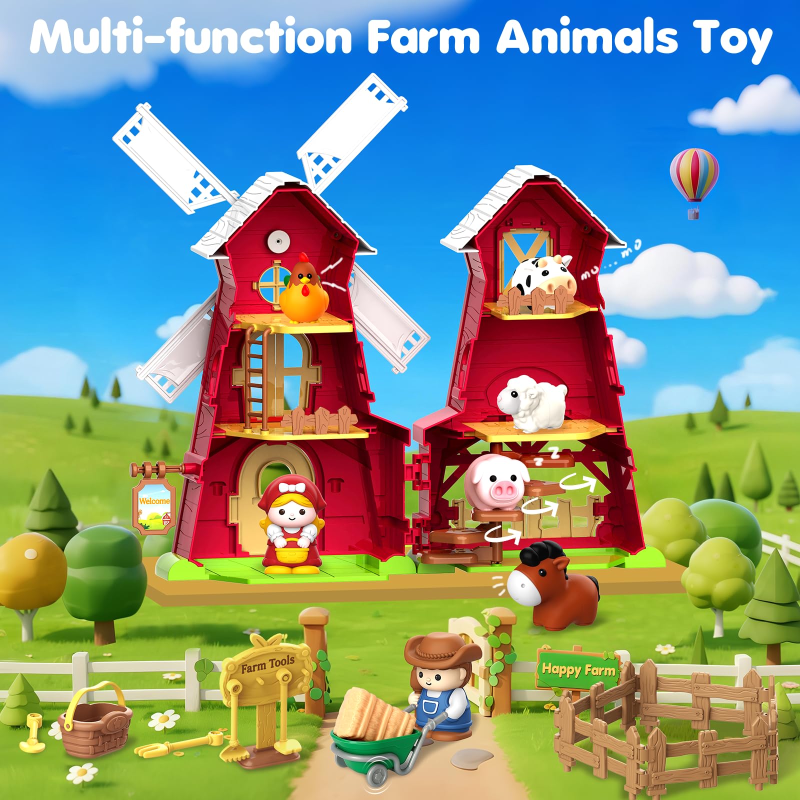 Toidgy welcome sign sets the farm scene for storytelling