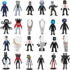 Toilet Cameraman figure set for imaginative play and display.