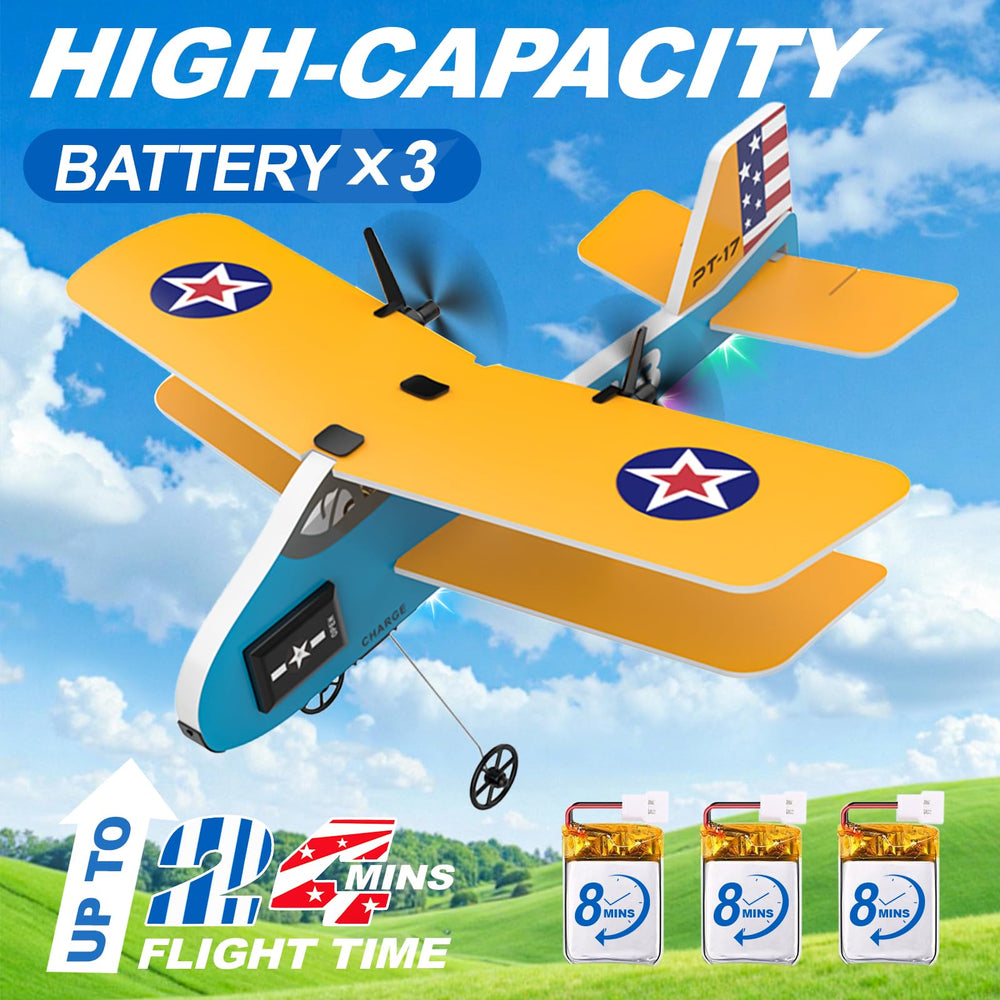 Toileum RC Plane's durable MPP airframe resists bumps during practice.