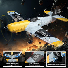 Toileum RC Plane durable EPP foam resists bumps.