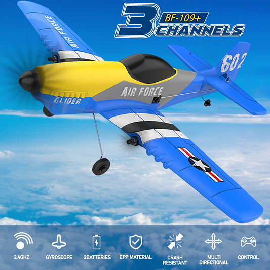 Toileum RC Plane sliding takeoff shows easy ground launches.