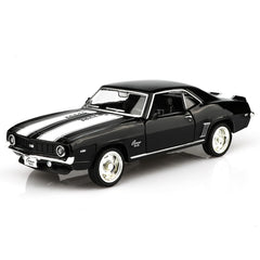 TOKAXI 1969 Camaro SS diecast pull-back car for kids and collectors.