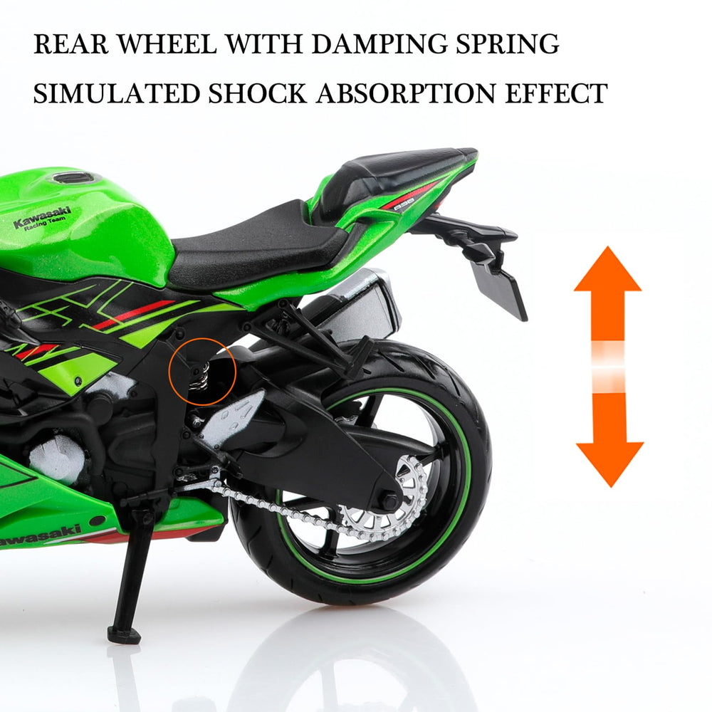 TOKAXI 1/12 Kawasaki Ninja Z6 model supports collection and display