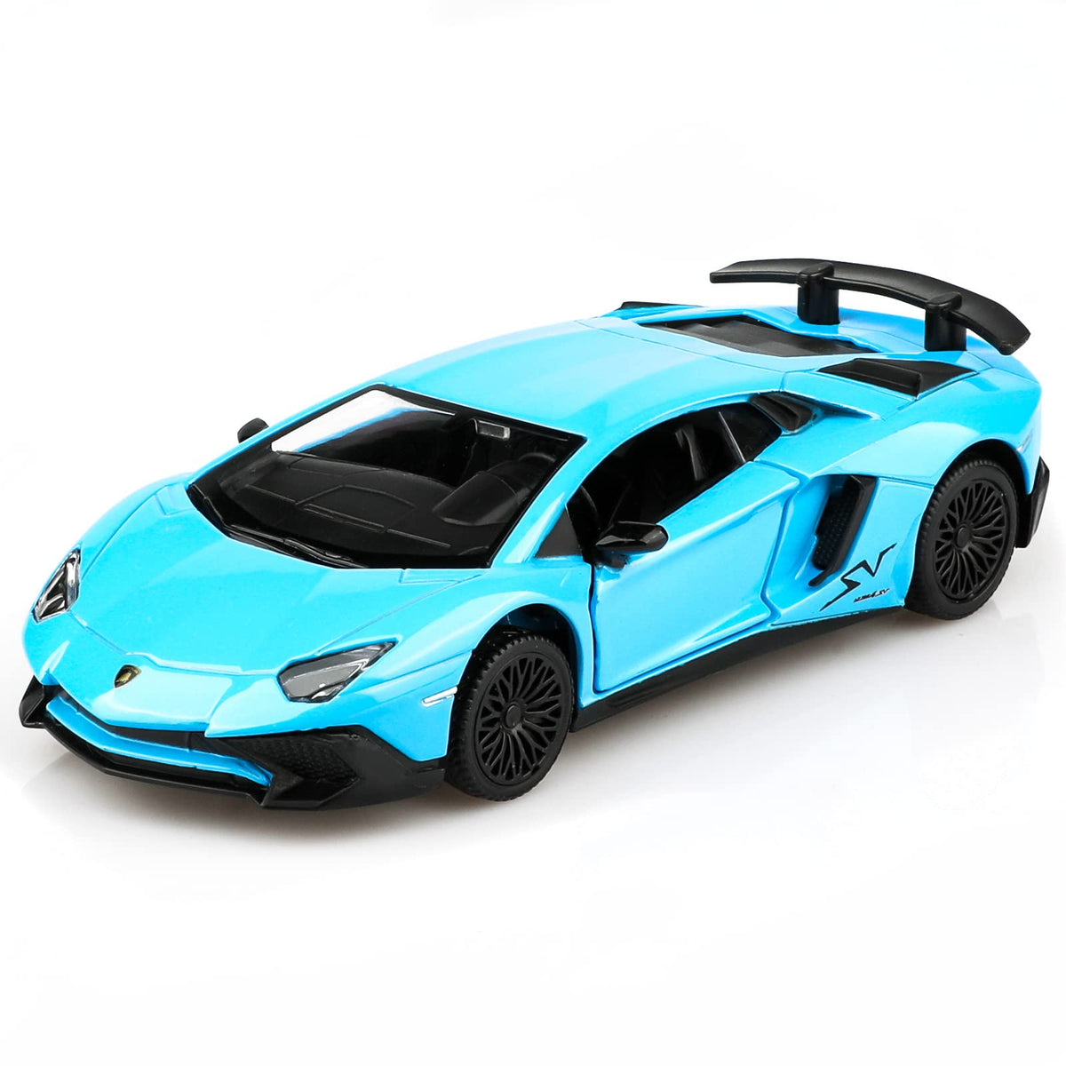 TOKAXI LP750-4 SV diecast car front view highlights glossy finish and collectible appeal.